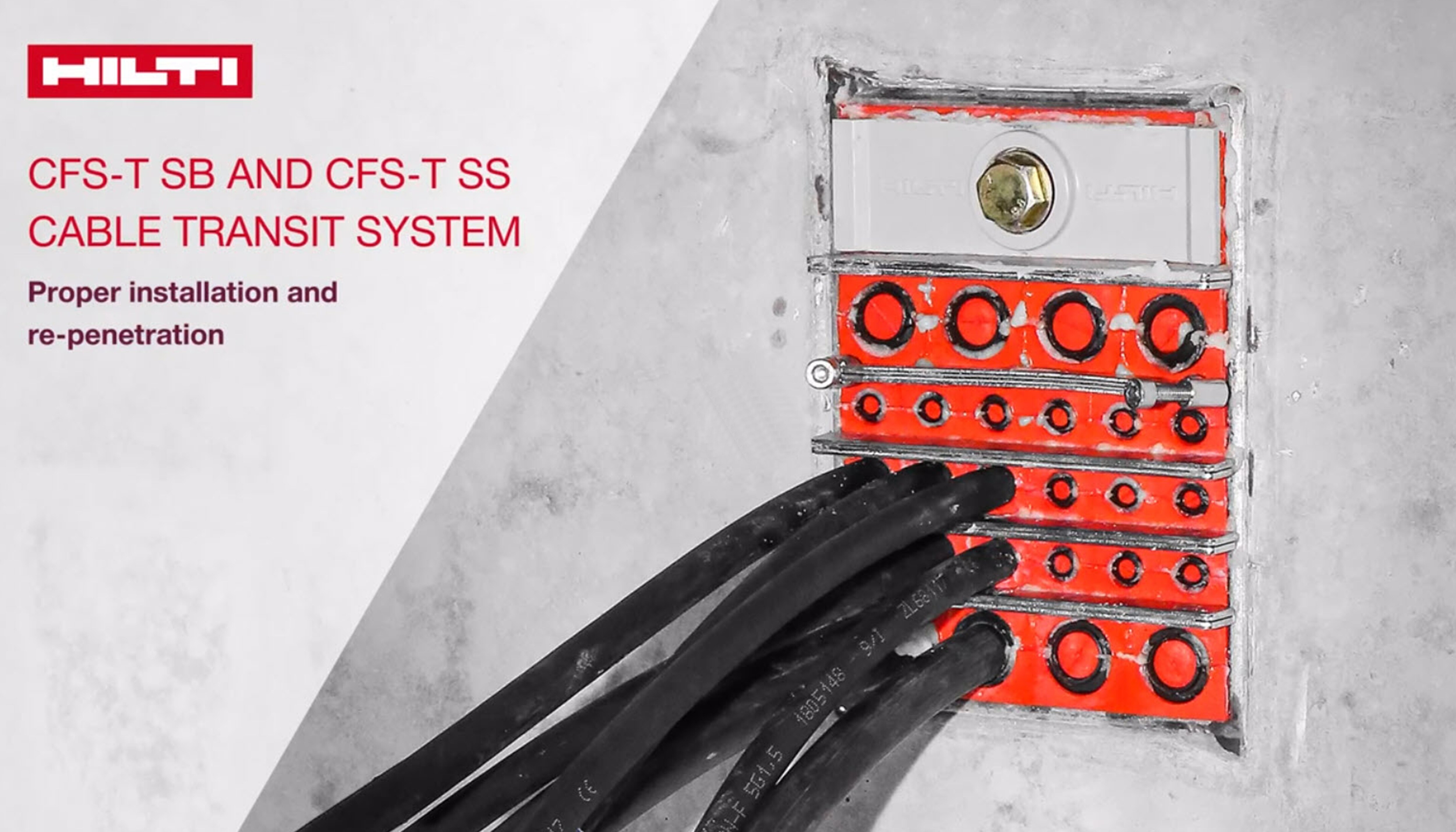 Solutions de scellement coupefeu Hilti Canada