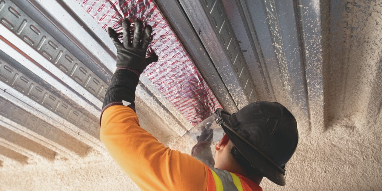 DX 5 F8, DX 5 F8, deflection head, track fastening to ceiling, interior finishing, X-U concrete nail