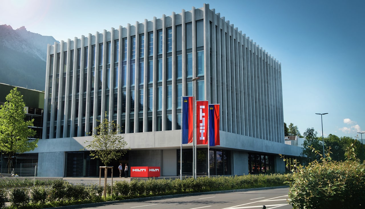 Hilti's global headquarters in Schaan, Liechtenstein