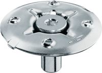 Coupelle de fixation pour caillebotis X-FCM-F (revêtement duplex) Coupelle de fixation pour caillebotis avec revêtement duplex pour fixer les caillebotis de sol avec des goujons filetés dans des environnements légèrement corrosifs