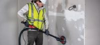 Ponceuse à manche long DWS 225 Ponceuse orbitale à manche long ajustable pour cloison sèche avec moteur sans charbon à vitesse variable et extraction de la poussière (sac et tige rallonge fournis) Applications 4