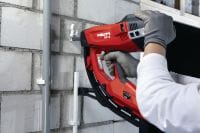 GX 3-ME Gas-actuated fastening tool Gas nailer with single power source for electrical and mechanical applications Applications 3