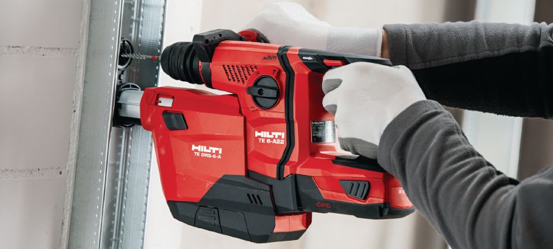Perforateur sans fil TE 6-A22 Puissant perforateur sans fil 22 V avec poignée en D, très performant en termes de forage et de piquage du béton Applications 1