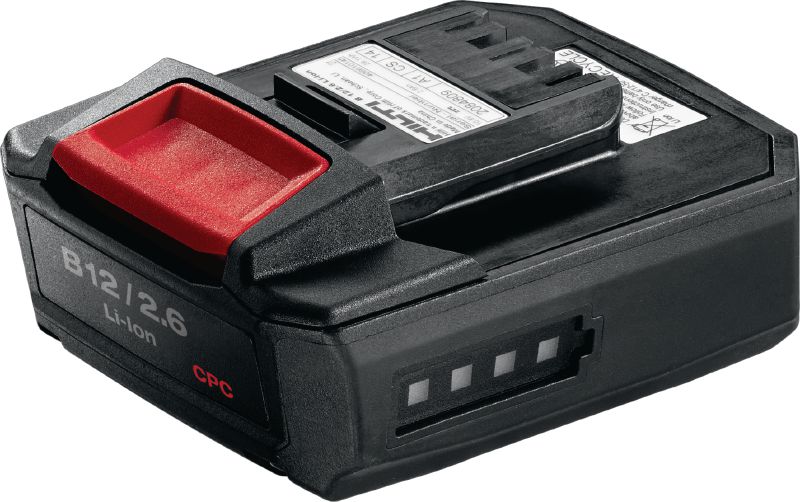 Batterie B12 2,6 Ah de 12 V Batterie Li-ion compacte 2,6 Ah de 12 V