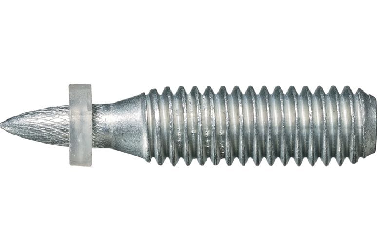 Goujons filetés X-EW10H P10 Goujon fileté en acier au carbone pour une utilisation avec les cloueurs à poudre sur acier (rondelle de 10 mm)