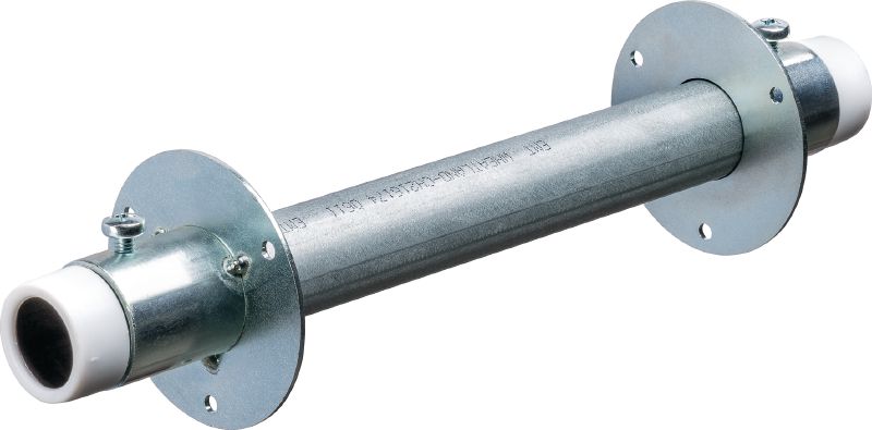 CFS-MS Firestop metallic sleeve Conduit sleeve (1 diameter) with bushing and rigid attachment