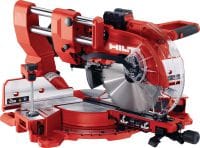 Scie à onglets sans fil SM 60-22 Scie à onglet composée coulissante à double biseau avec une capacité de coupe transversale allant jusqu’à 100 x 355 mm│4 po x 13-3/4 po (plateforme de batterie Nuron).