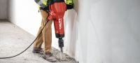 Burins pointus TE-H SM Embouts de burins pointus pour le piquage et le concassage du béton et de la maçonnerie à l'aide des outils de démolition TE 3000 ou H28 à attache de troisième génération Applications 2