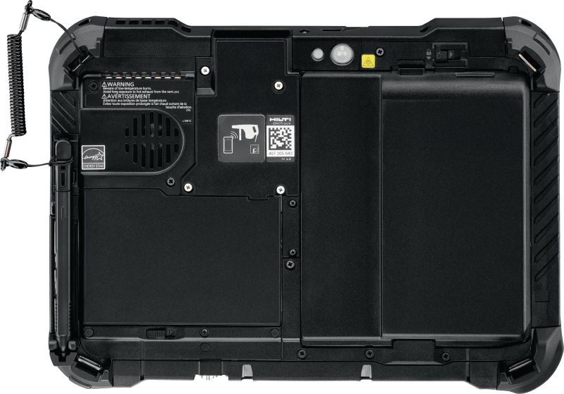 Tablette d'implantation PLC 600 Contrôleur d'outil d'implantation doté d'une puissance de calcul rapide et d'un écran de 10 po, pour le placement sur le chantier, l'arpentage et l'implantation BIM-to-Field à l'aide de tous les outils d'implantation avancés de Hilti.