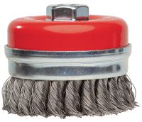 Finishing wire cup brush Wire cup brush for removing rust and paint using angle grinders