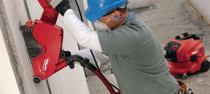 Tronçonneuse électrique DCH 300 Tronçonneuses électrique à main conçue pour scier le béton, la maçonnerie et le métal jusqu'à 120 mm d'épaisseur Applications 1