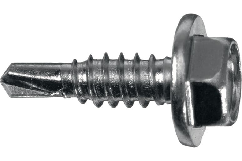 Vis métalliques autoperceuses S-MD-HWH 1/4 n° 3 Vis autoperceuses (acier ordinaire zingué) sans rondelle pour fixations métal à métal d’épaisseurs minces à moyennes (jusqu’à 0,22 po)