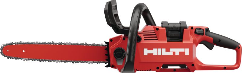 Scie à chaîne sans fil SCN 60-22 Tronçonneuse à batterie 16 po | 40 cm pour les travaux de démolition de bois et la coupe de poutres en bois, de CLT et de bois d’œuvre (batterie Nuron)