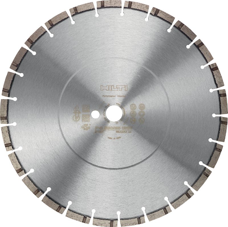 Lame diamant universelle P Lame diamantée pour découpe dans divers matériaux support