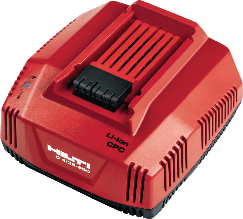 Chargeur rapide C4/36-350 Chargeur rapide à tension variable pour toutes les batteries Li-ion Hilti