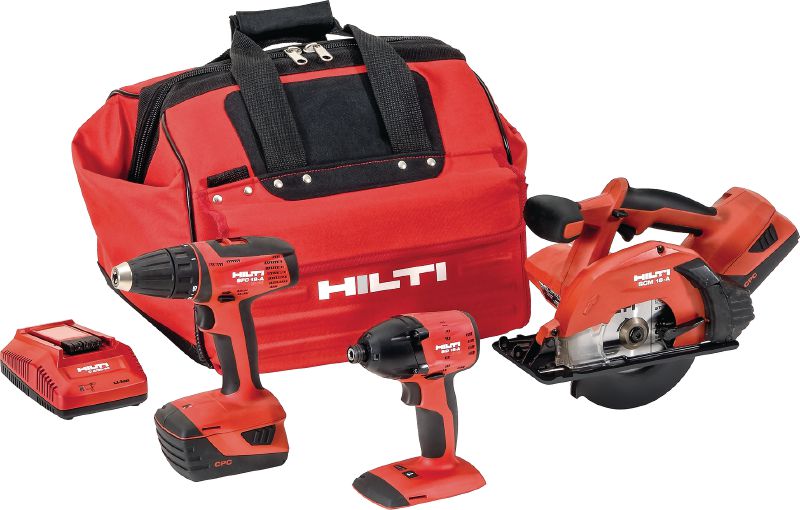 Kits de trois outils sans fil Ensembles à batterie avec trois outils