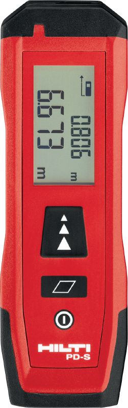 Lasermètre PD-S Lasermètre facile à utiliser pour mesurer les distances et les surfaces jusqu'à 60 m / 200 pi