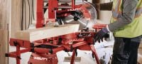 Scie à onglets sans fil SM 60-22 Scie à onglet composée coulissante à double biseau avec une capacité de coupe transversale allant jusqu’à 100 x 355 mm│4 po x 13-3/4 po (plateforme de batterie Nuron). Applications 4