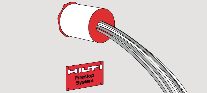 CP 618 Firestop putty stick Easily moldable and reusable firestop putty designed to help create a fire and smoke barrier around cables and metal pipes Applications 1