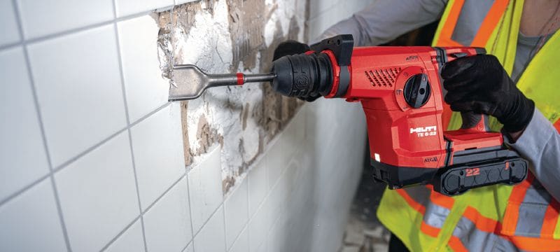 2016 Hilti Hilti TE5-A SDS cordless drill with 2  batteries and charger 