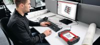 PROFIS Detection Office Logiciel de traitement des données PC qui convient aux systèmes de détection Ferroscan et X-Scan Applications 1