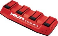 Chargeur multibaie C4/36-MC4 Chargeur multi-tension et multi-baies pour batteries Hilti Li-ion (à l’exclusion des batteries Nuron)