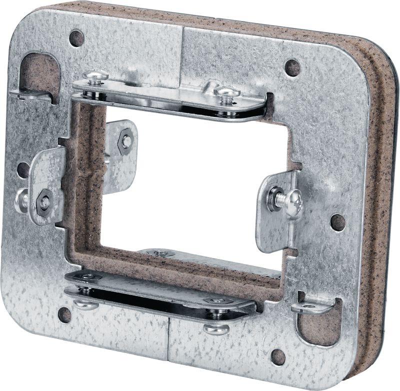 Cadre de manchon modulaire CFS-MSL P Cadre gratuit pour la fixation d'un manchon pare-feu modulaire sur des murs