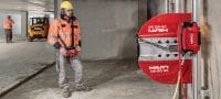 Lame de scie murale Equidist SPX-HCU (arbre H1 compatible avec Hilti) Lame de scie murale haut de gamme (20 kW) pour une vitesse de découpe élevée et une durée de vie accrue dans le béton armé (arbre H1 compatible avec les scies murales Hilti) Applications 3