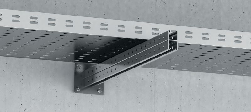 Support MT-BR-40 O4 OC Console double en C pour applications semi-intensive avec platine à quatre trous pour applications extérieures Applications 1