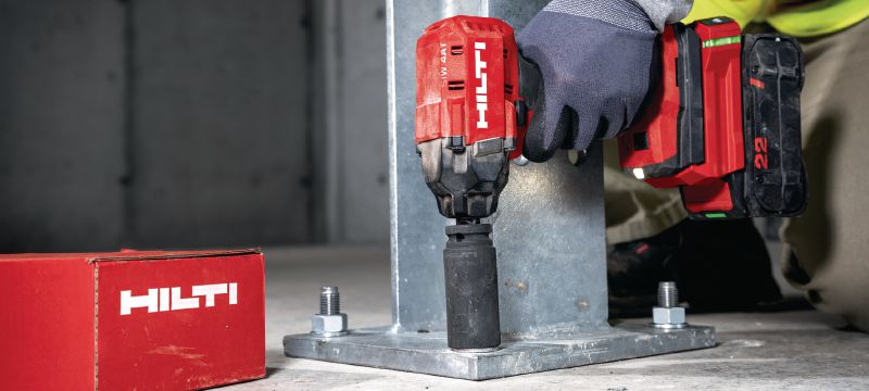 Pince d'injection de mortier sans fil HDE 500-A12 Pince à injection de cheville chimique à batterie et économique, avec dosage précis, pour contribuer à la réduction du gaspillage de mortier tout en augmentant la vitesse et la qualité de l’installation Applications 1