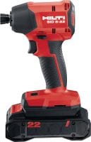 SID 6-22 Cordless impact driver Power-class brushless cordless impact driver with the high speed and ergonomics needed to save you time on high-volume fastening jobs (Nuron battery platform)