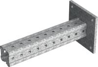 MIC-C90-DH Hot-dip galvanized (HDG) bracket to concrete for heavy-duty applications