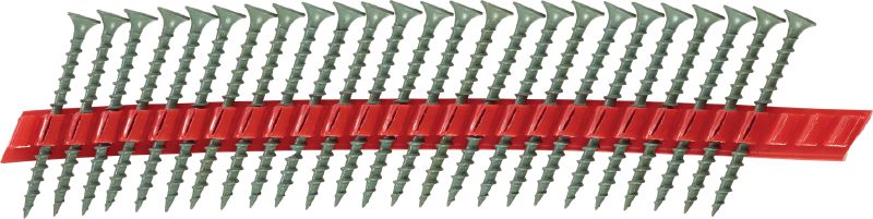 Vis pointues pour plaquiste PBH S CRS KCOTE M1 Vis en bande pour plaquiste (revêtement Kwik) pour le chargeur de vis SD-M 2; pour la fixation de panneaux de cloison sèche au bois