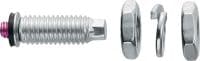 Electrical connector S-BT-ER Threaded screw-in stud (Stainless Steel, Whitworth thread) for electrical connections on steel in highly corrosive environments