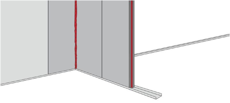 Produit d'étanchéité à base de mousse isolante CF 116 Mousse avec buse réutilisable ideal pour l'étanchéité, le colmatage et l'isolation des interstices et des fissures Applications 1