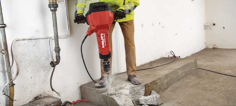 Burins pointus TE-H SM Embouts de burins pointus pour le piquage et le concassage du béton et de la maçonnerie à l'aide des outils de démolition TE 3000 ou H28 à attache de troisième génération Applications 1