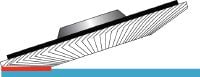 Disque à lamelles convexes filetées AF-D PL SPX Disques à lamelles convexes à support plastique hautes performances avec filetage pour le ponçage grossier ou fin de l'acier inoxydable, de l'acier et d'autres métaux