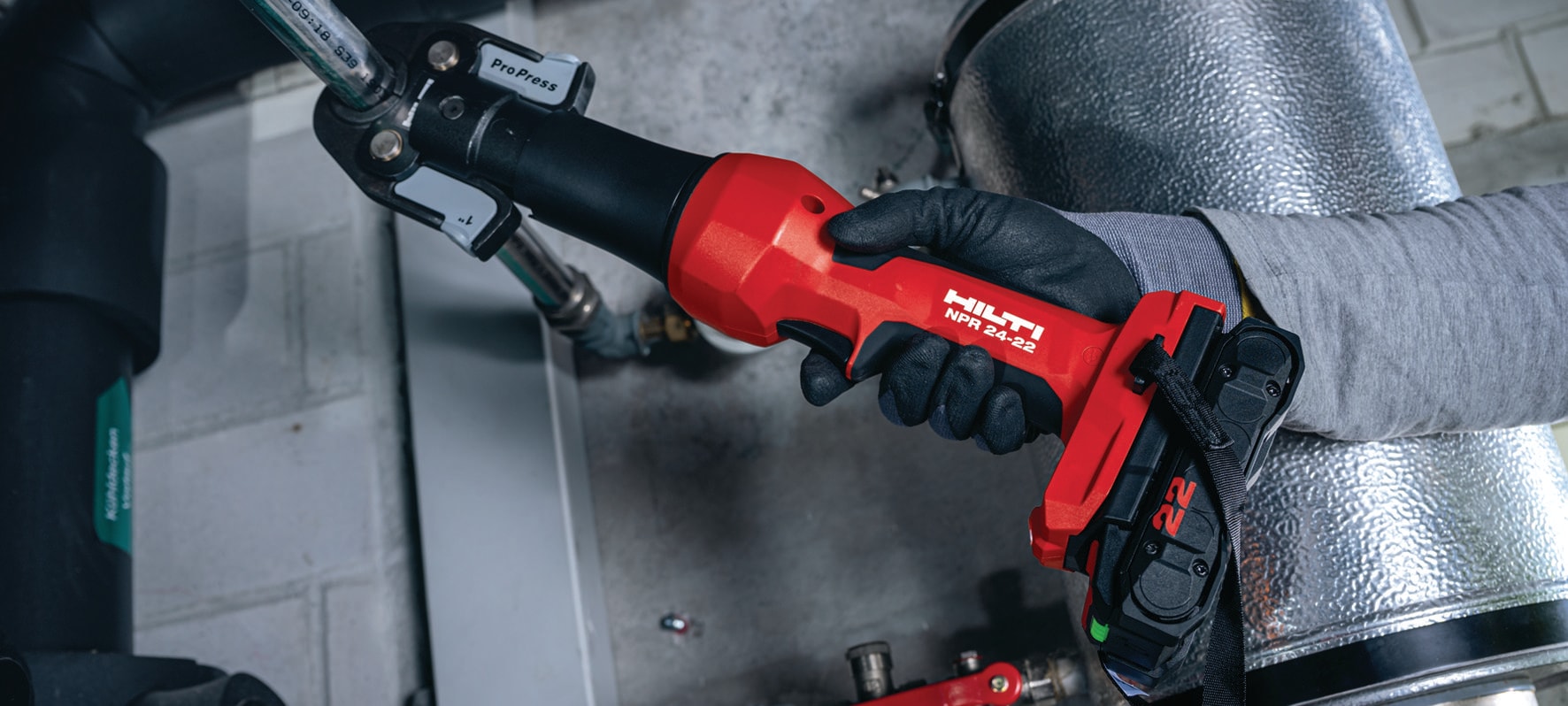 NPR 24 22 Pipe press tool Hydraulic Pipe Press Tools Hilti Canada