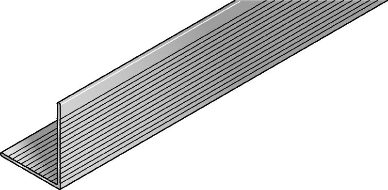 Rail MFT-L Rail en aluminium en forme de L pour la construction des sous-structures d'assemblage de façades verticales et horizontales