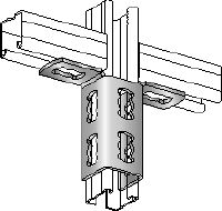 Bouton d'assemblage de rails MQV-2/2 D Bouton d'assemblage de rails souple galvanisé pour les structures bidimensionnelles