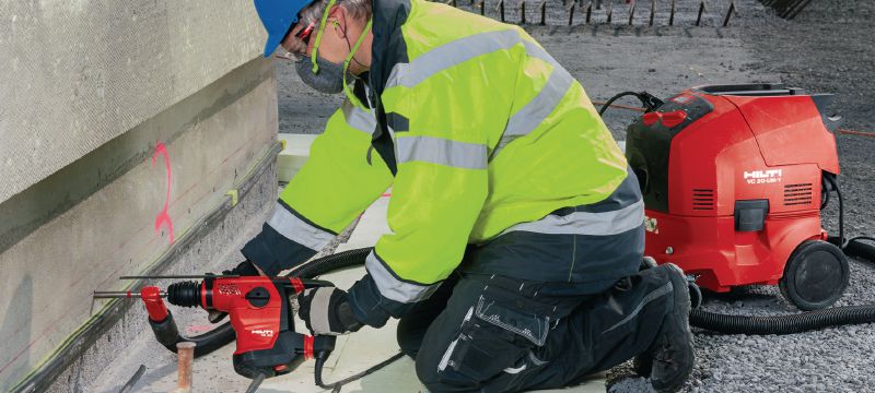 TE 30-AVR Rotary hammer Powerful SDS Plus (TE-C) rotary hammer for heavy-duty concrete drilling and corrective chiseling, with Active Vibration Reduction (AVR) Applications 1