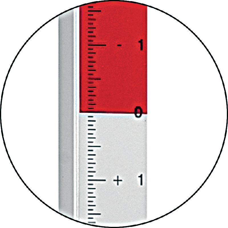 Measuring rod - imperial/metric PUA 56 