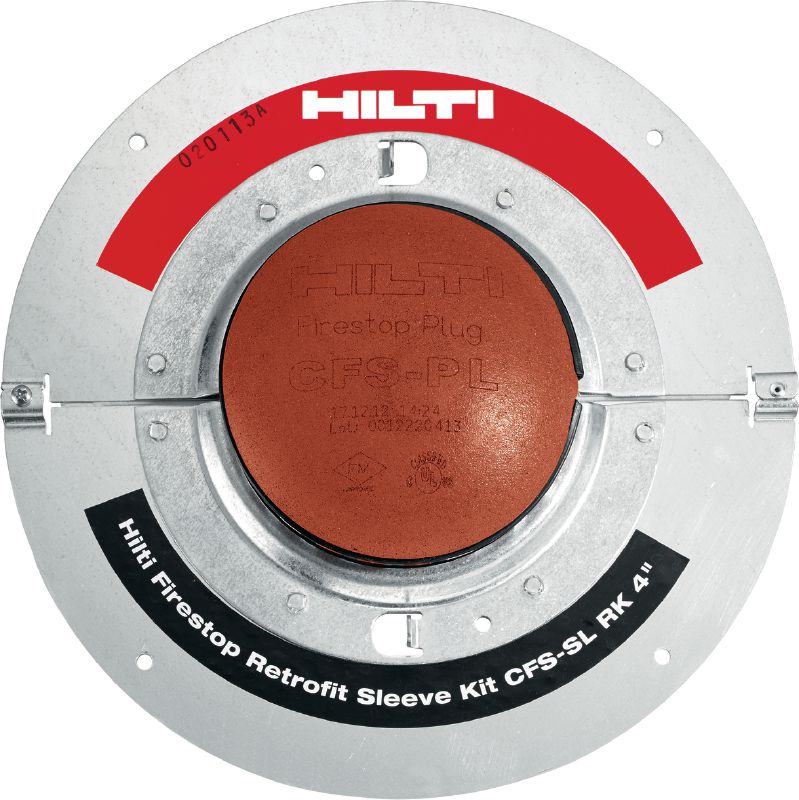 CFS-SL RK Firestop retrofit sleeve kit Retrofit cable pathway device for firestopping existing cable applications