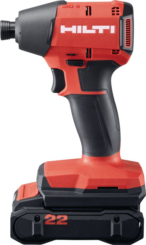 SID 4-22 Cordless impact driver Compact brushless impact driver optimized for more reliable and efficient non-structural fastening in wood and metal (Nuron battery platform)