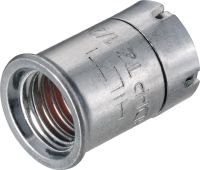 Cheville à expansion femelle HDI-P TZ Cheville à expansion femelle courte haute performance pour les faibles profondeurs d'implantation dans le béton fissuré et non fissuré, de même que pour les applications parasismiques