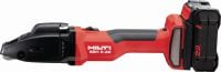 Cisaille à métaux sans fil SSH 6-22 Cisaille double sans fil pour des coupes rapides dans la tôle et les profilés jusqu'à 2,5 mm│Calibre 12 - avec disques Hilti SSH CS incluses (plateforme de batterie Nuron).