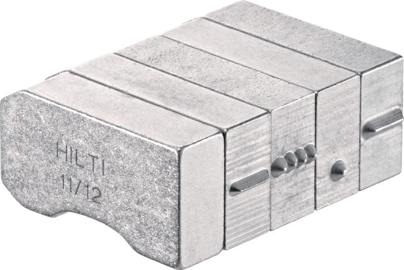 Caractères de marquage en acier X-MC 8 Caractères spéciaux larges pour l'estampillage de marques d'identification dans le métal