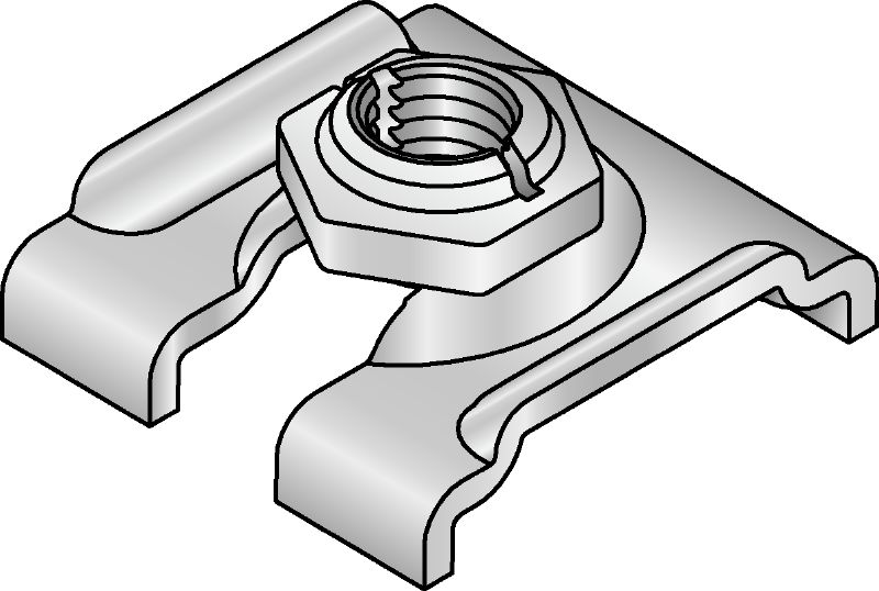 Dispositif de suspension trapézoïdaux à fermeture rapide MH-SLT Rondelle à entaille et écrou fendu pour une installation rapide des dispositifs de suspension trapézoïdaux