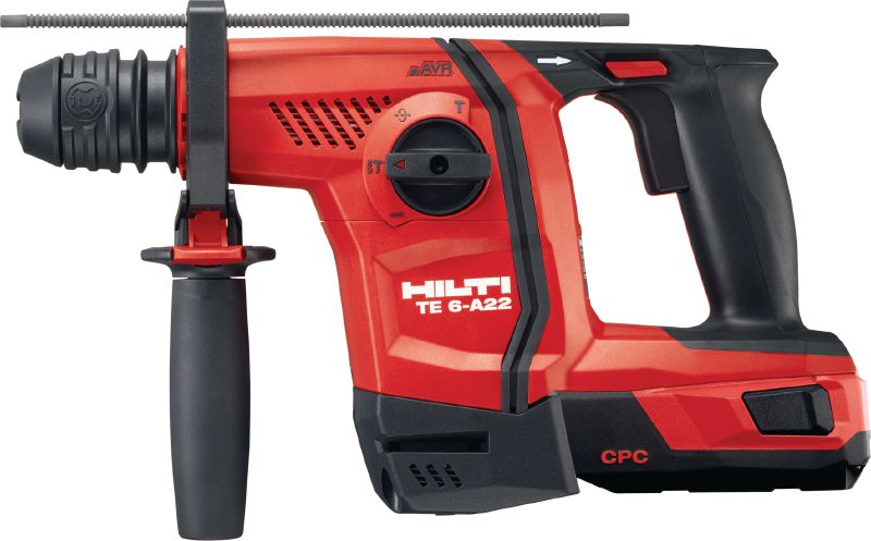 Perforateur sans fil TE 6-A22 Puissant perforateur sans fil 22 V avec poignée en D, très performant en termes de forage et de piquage du béton