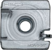 MQA-S Collier de serrage galvanisé pour raccorder les composants filetés aux entretoises